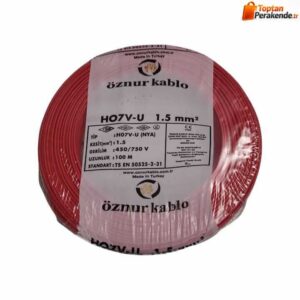 Öznur Nya Kablo 1,5 mm² Kırmızı ( H07v-U )